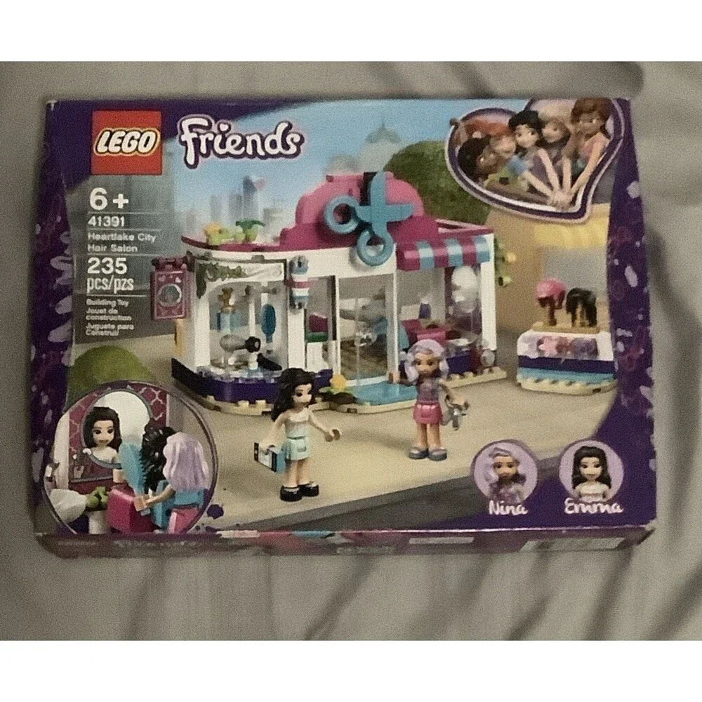 Lego Friends Heartlake City Hair Salon #41391 Nina Emma 235 Pieces New Sealed